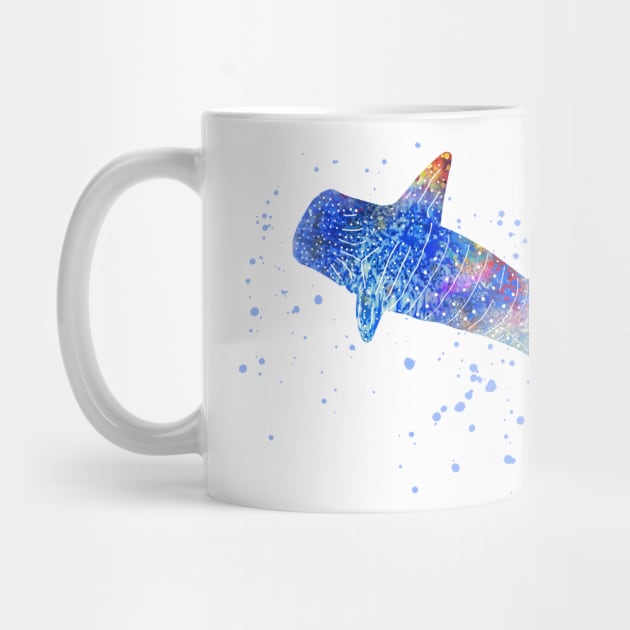 Blue Whale shark, Blue Whale by RosaliArt